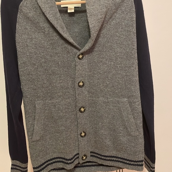 Mens Sweater Gray & Navy Sz Medium Frederik Anderson Copenhagen - Picture 2 of 6